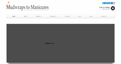 Desktop Screenshot of mudwrapstomanicures.com